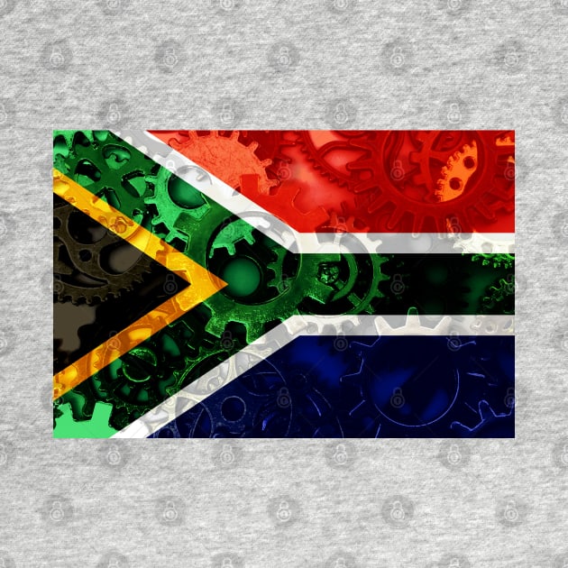 Flag of South Africa - Gears by DrPen